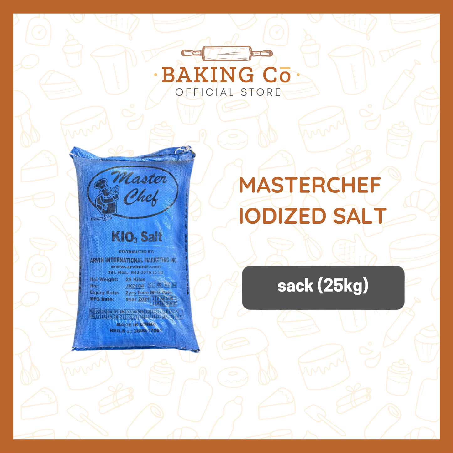 Masterchef Iodized Salt 25kg