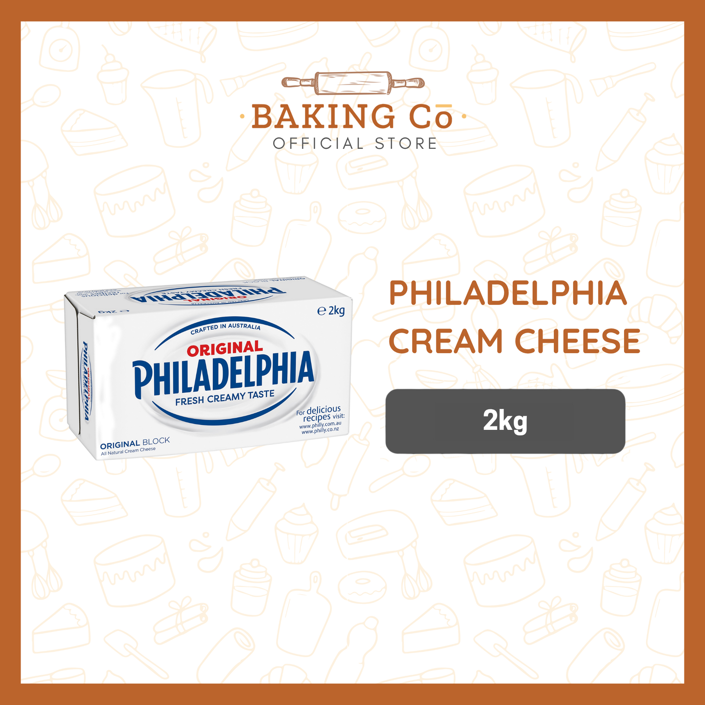 Philadelphia Cream Cheese 2kg