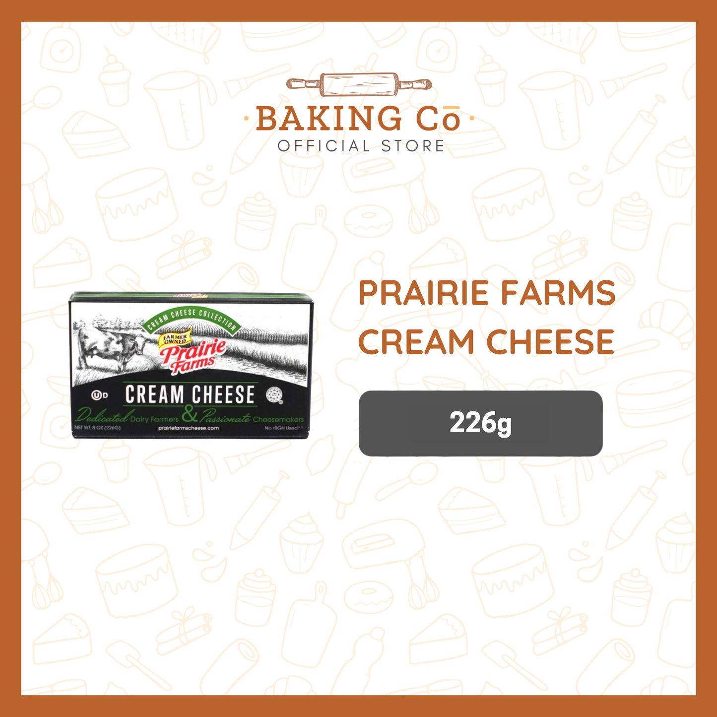 Prairie Farms Cream Cheese 226g