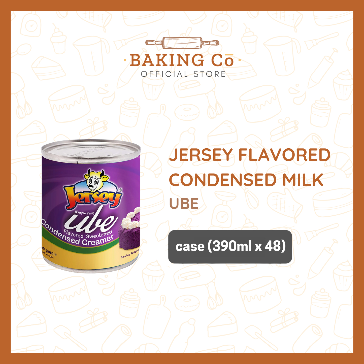 Jersey Flavored Condensed Milk Ube