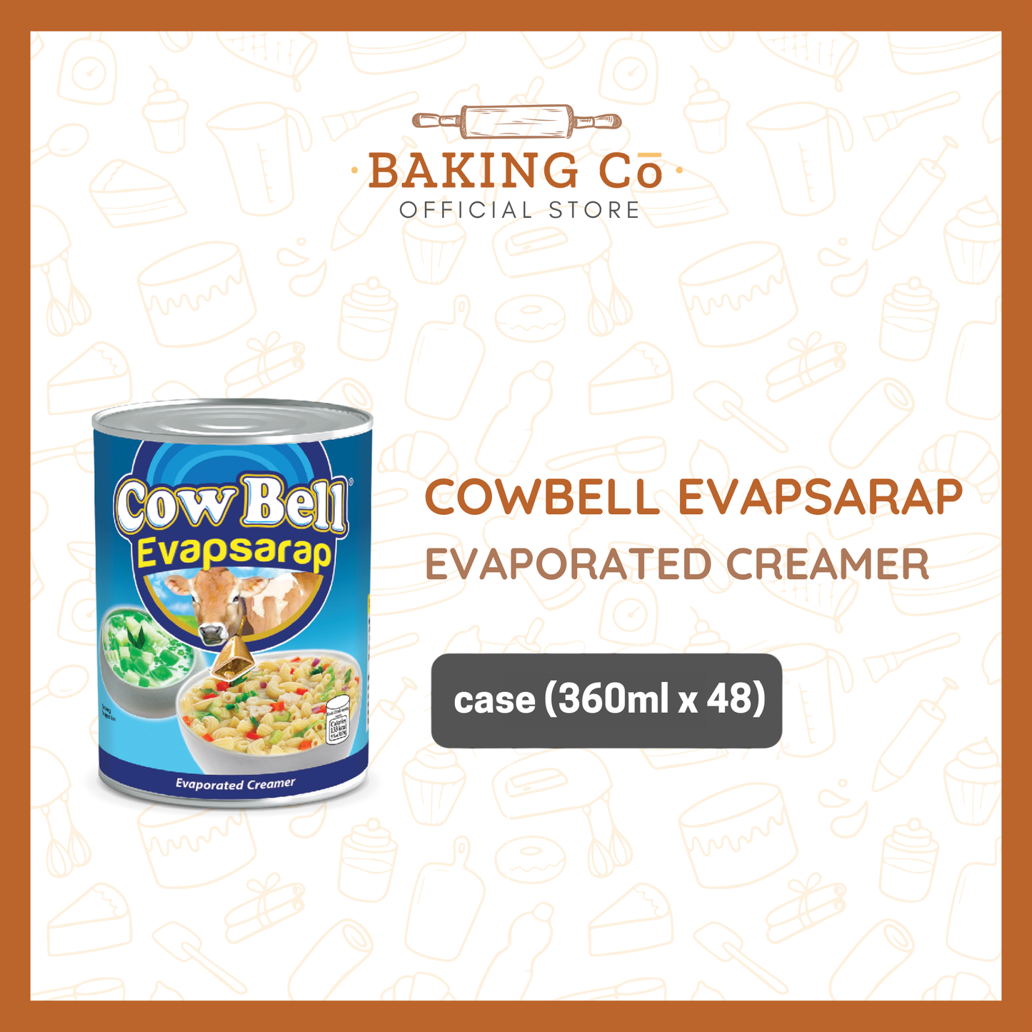 Cow Bell Evapsarap Evaporated Creamer