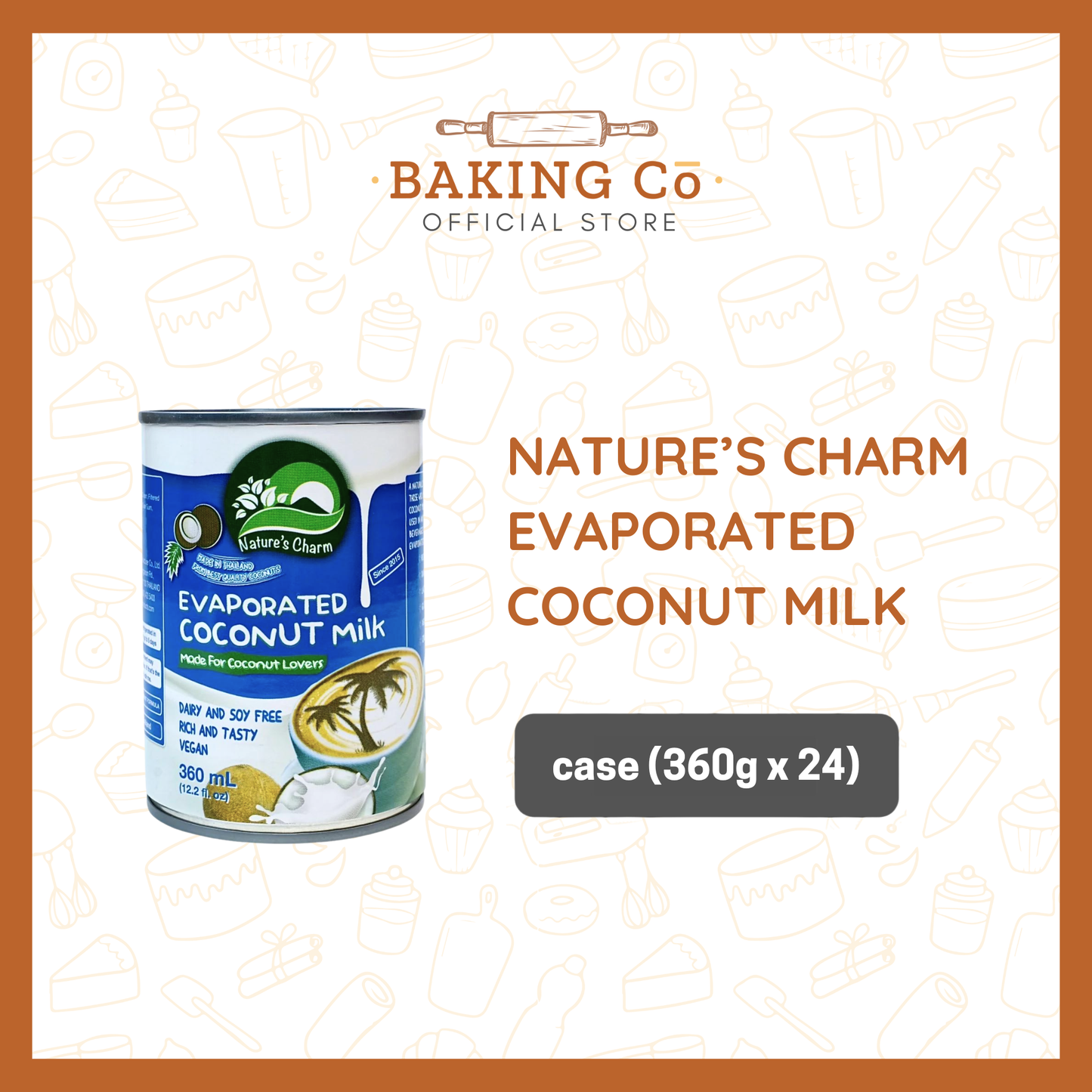 Nature's Charm Evaporated Coconut Milk