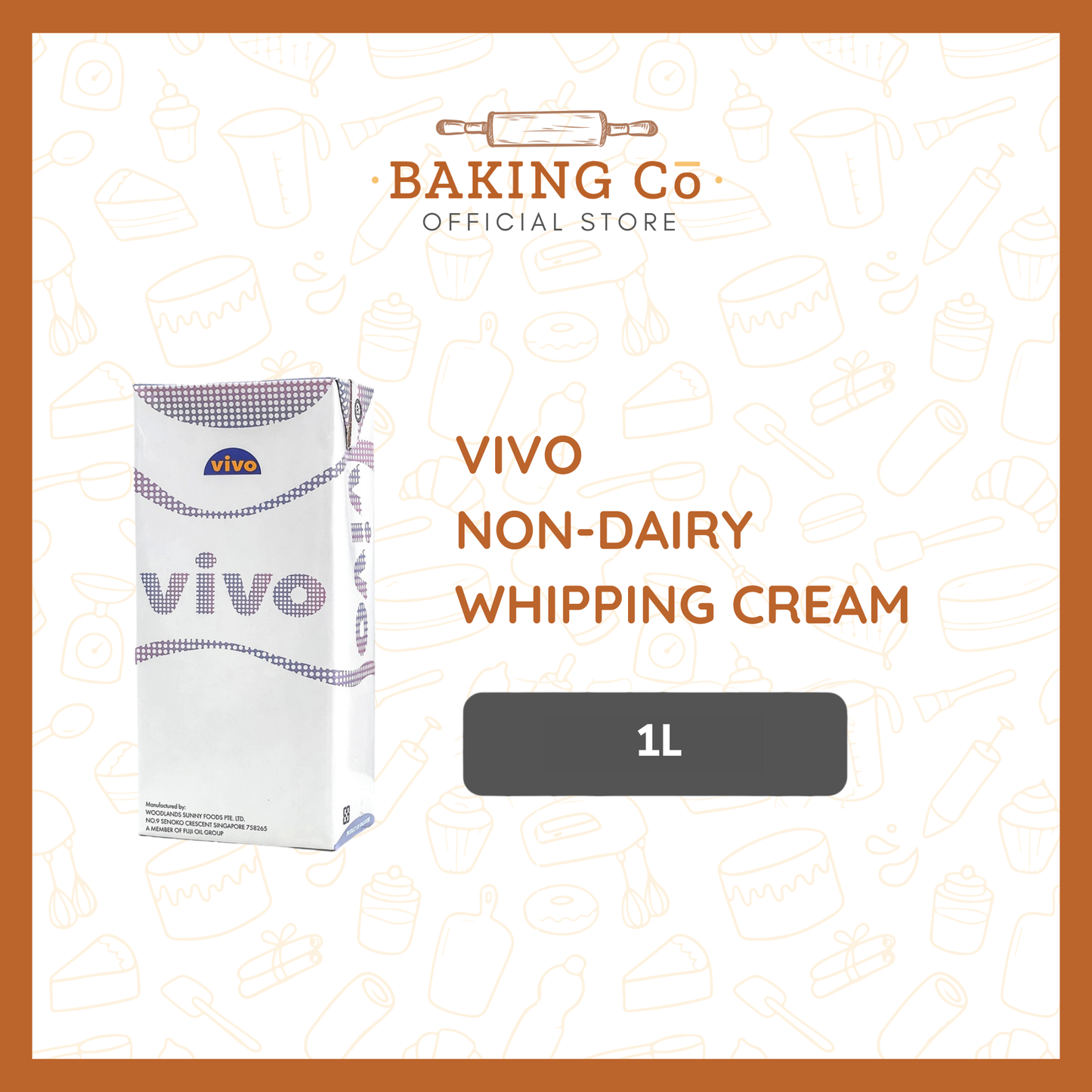 Vivo Non-Dairy Whipping Cream