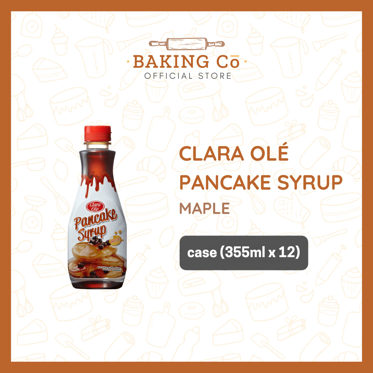 Clara Olé Pancake Maple Syrup