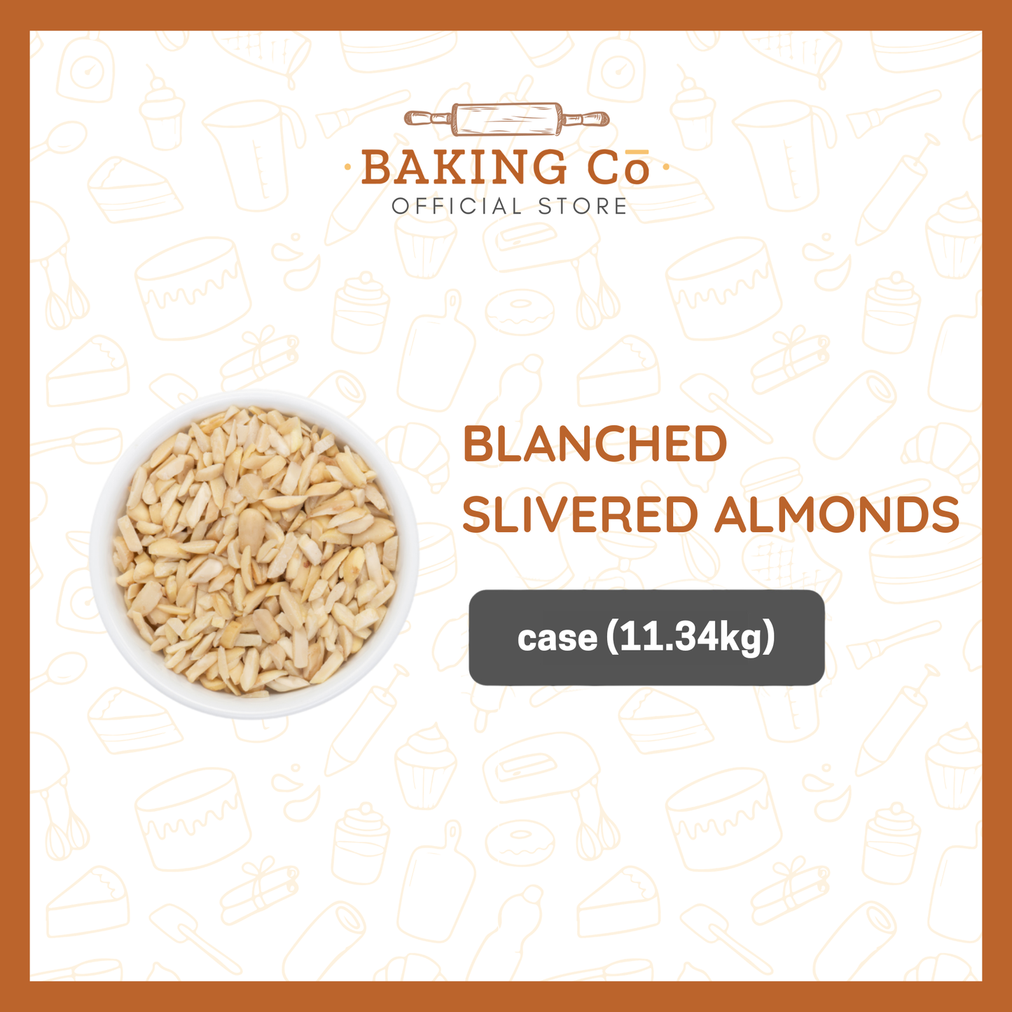 Baking Cō Blanched Slivered Almonds