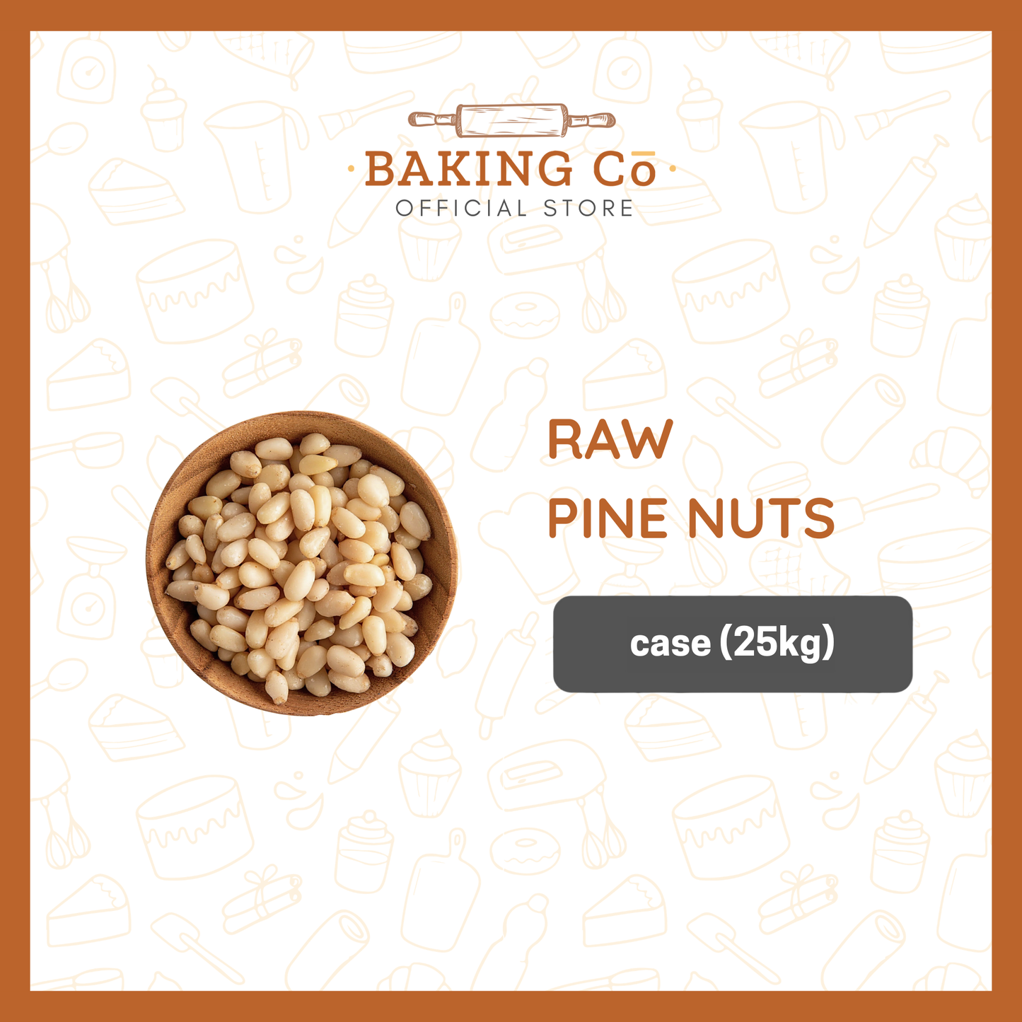 Baking Cō Raw Pine Nuts