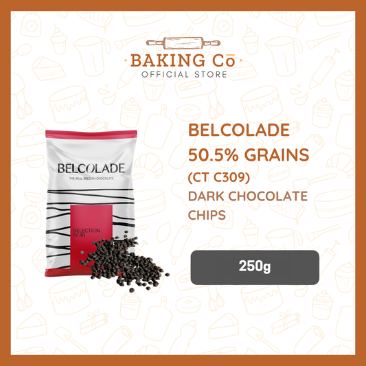 Belcolade 50.5% Dark Chocolate Grains
