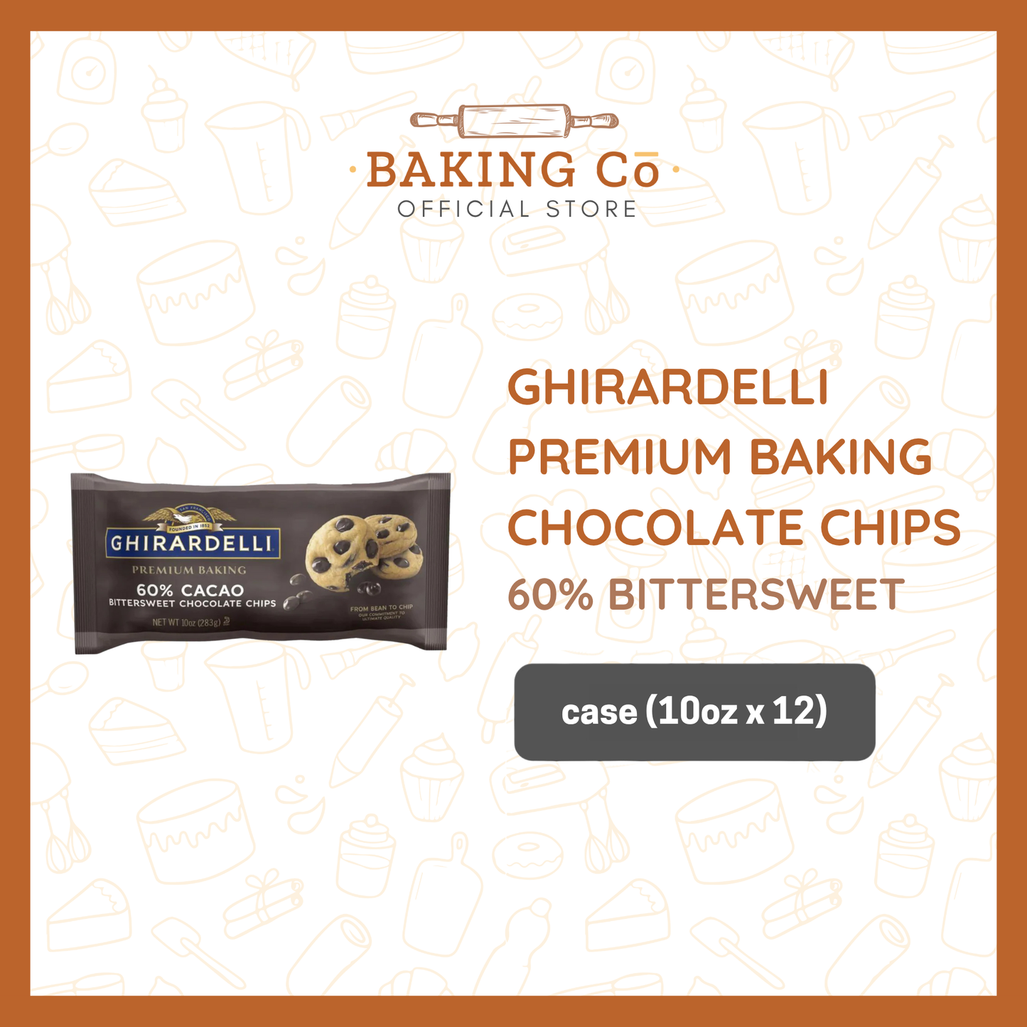 Ghirardelli 60% Bittersweet Chocolate Chips