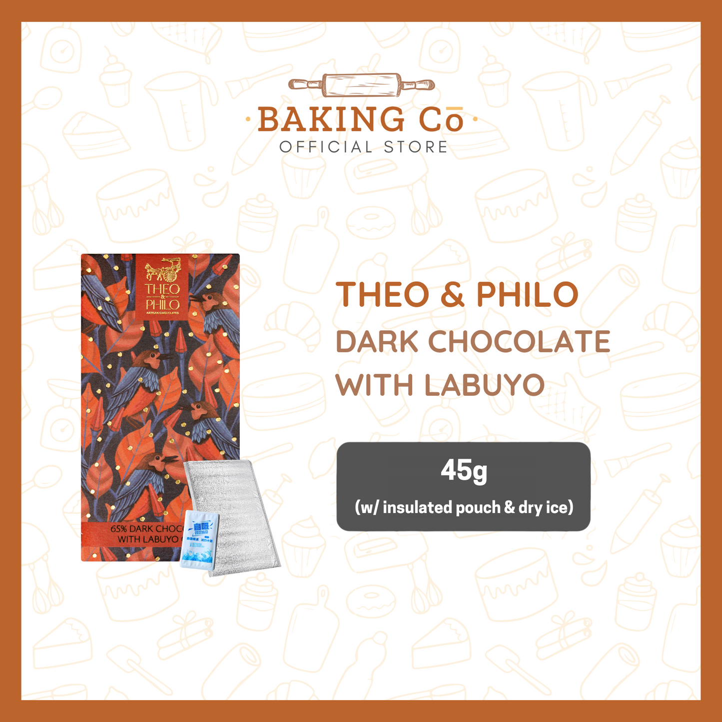 Theo & Philo Dark Chocolate w/ Siling Labuyo