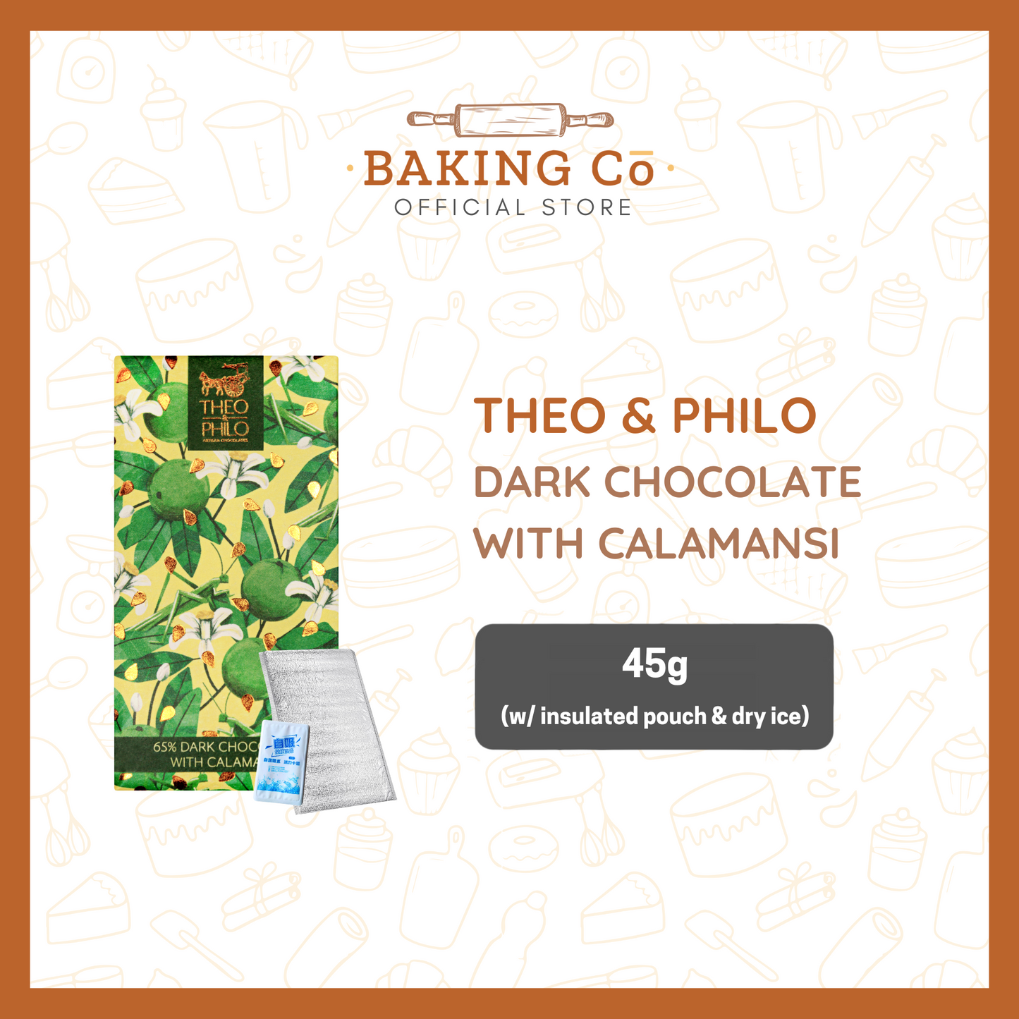 Theo & Philo Dark Chocolate w/ Calamansi