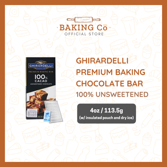 Ghirardelli 100% Unsweetened Chocolate Bar