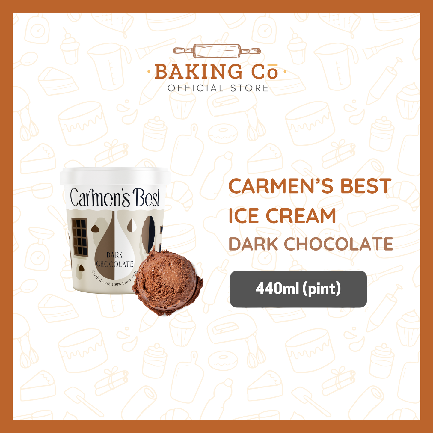 Carmen's Best Dark Chocolate Ice Cream