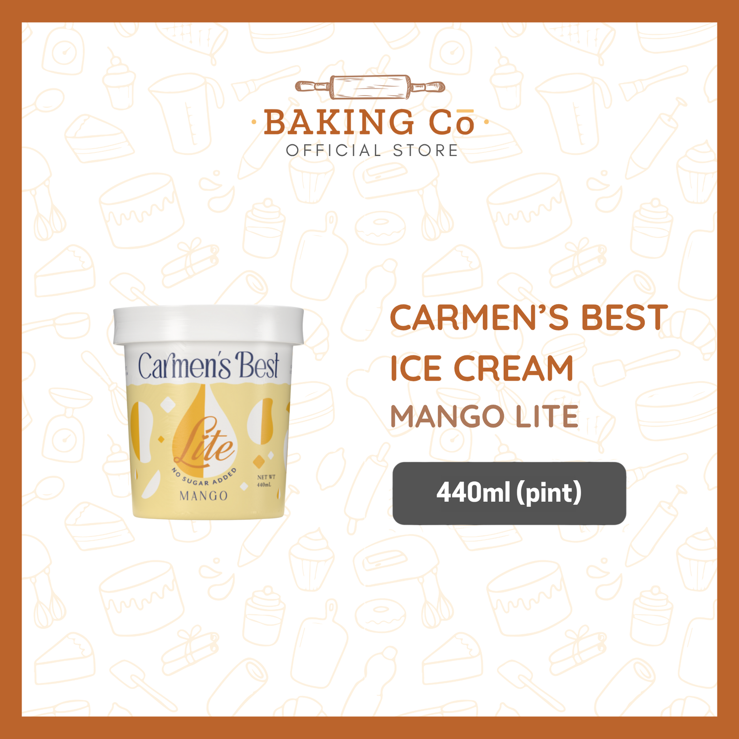 Carmen's Best Mango Lite Ice Cream