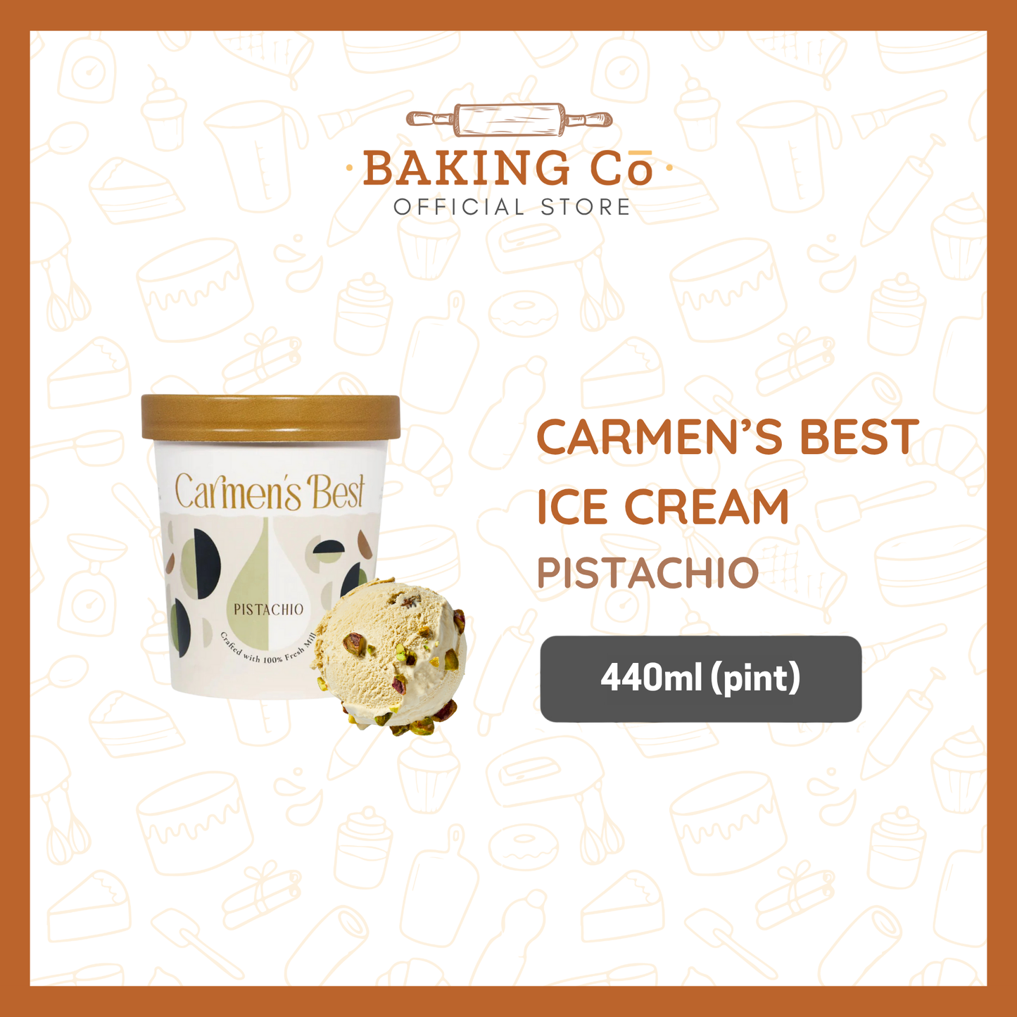Carmen's Best Pistachio Ice Cream