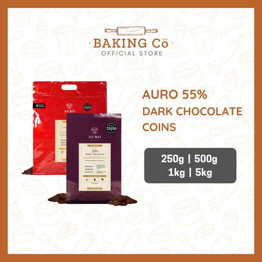 Auro Chocolate 55% Dark Chocolate Coins