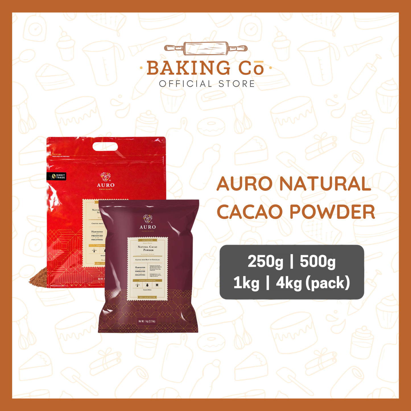 Auro Natural Cacao Powder
