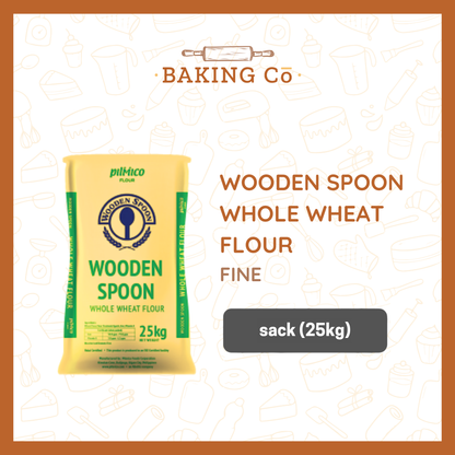 Wooden Spoon Whole Wheat Flour (Fine) 25kg