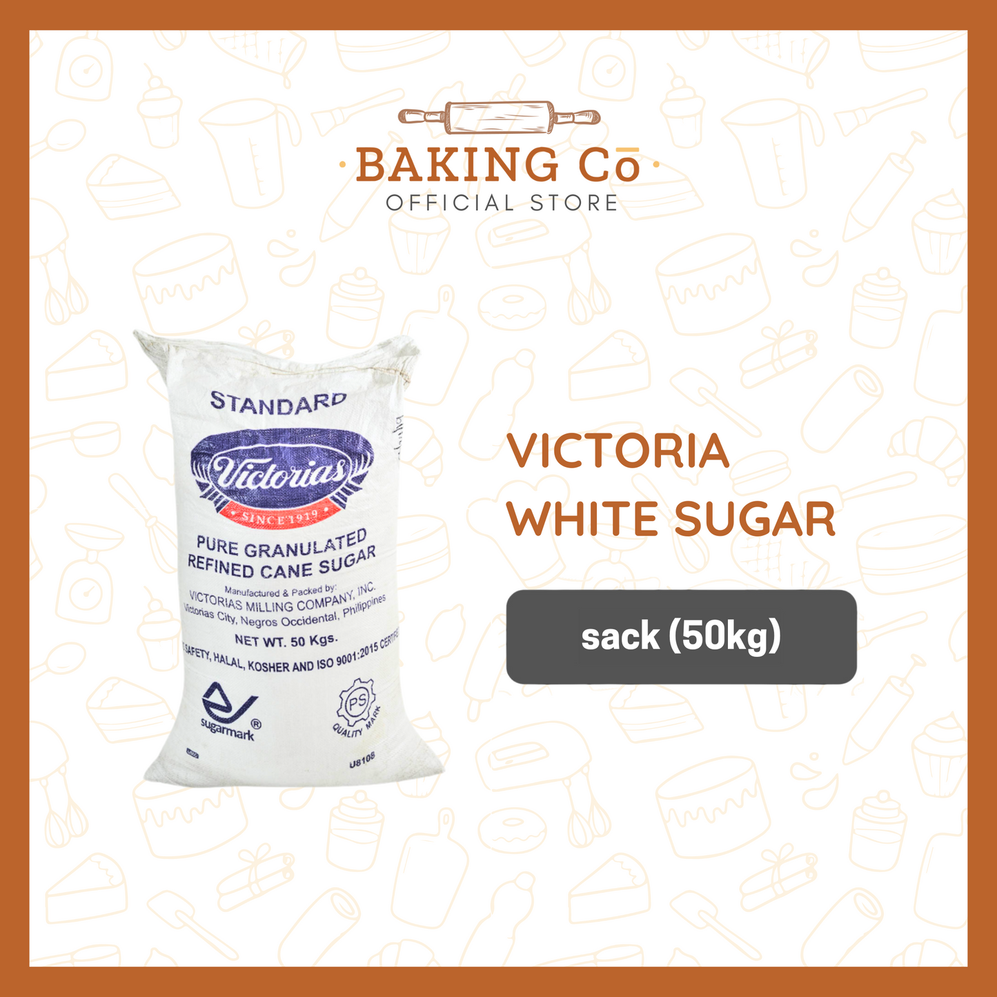 Victoria Granulated Sugar 50kg