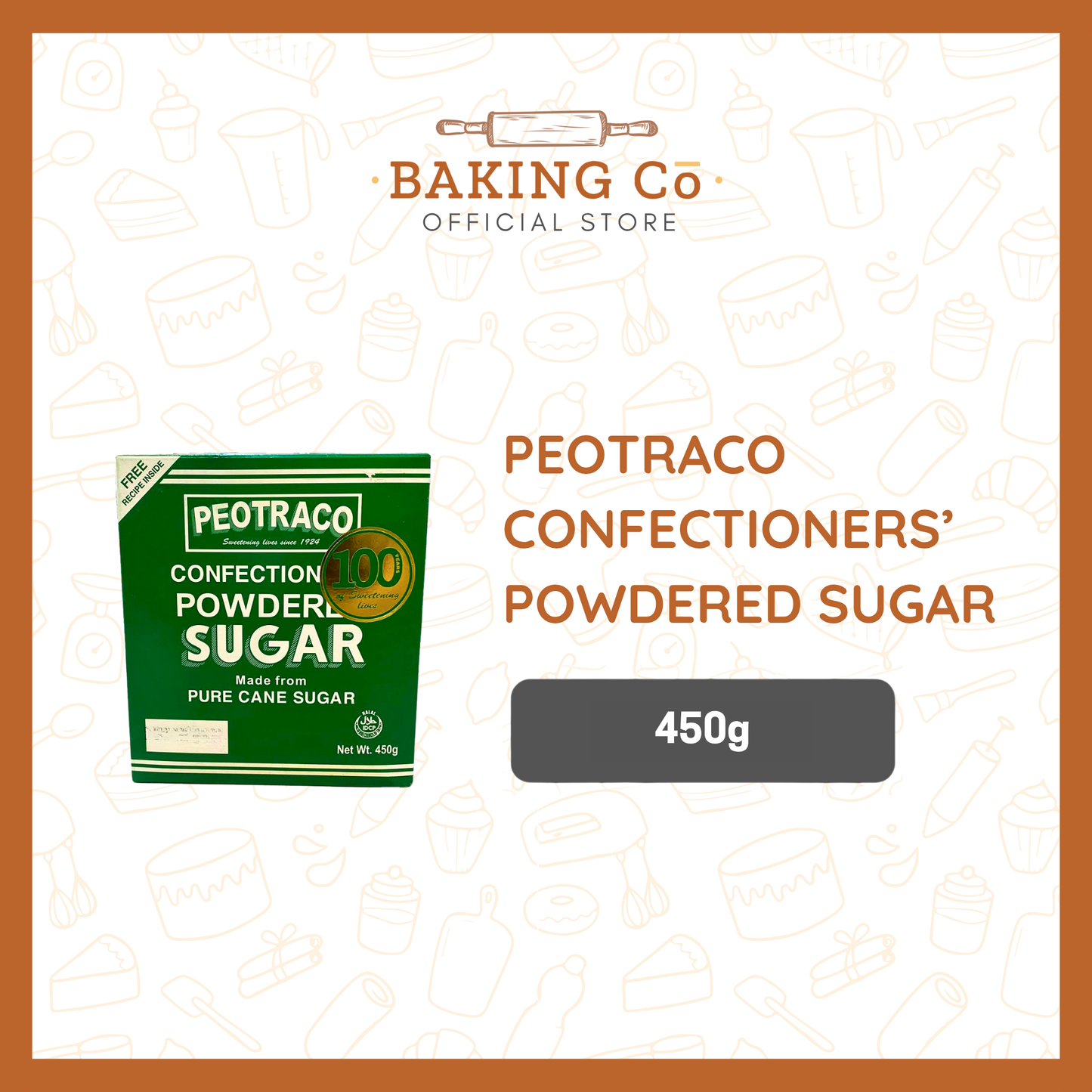 Peotraco Powdered Sugar