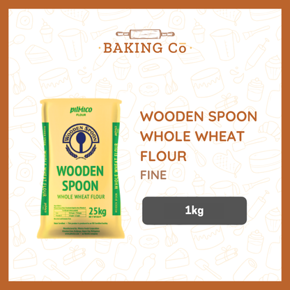Wooden Spoon Whole Wheat Flour (Fine) 25kg
