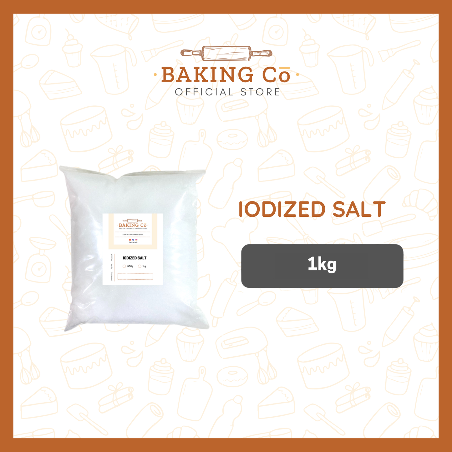 Baking Cō Iodized Salt