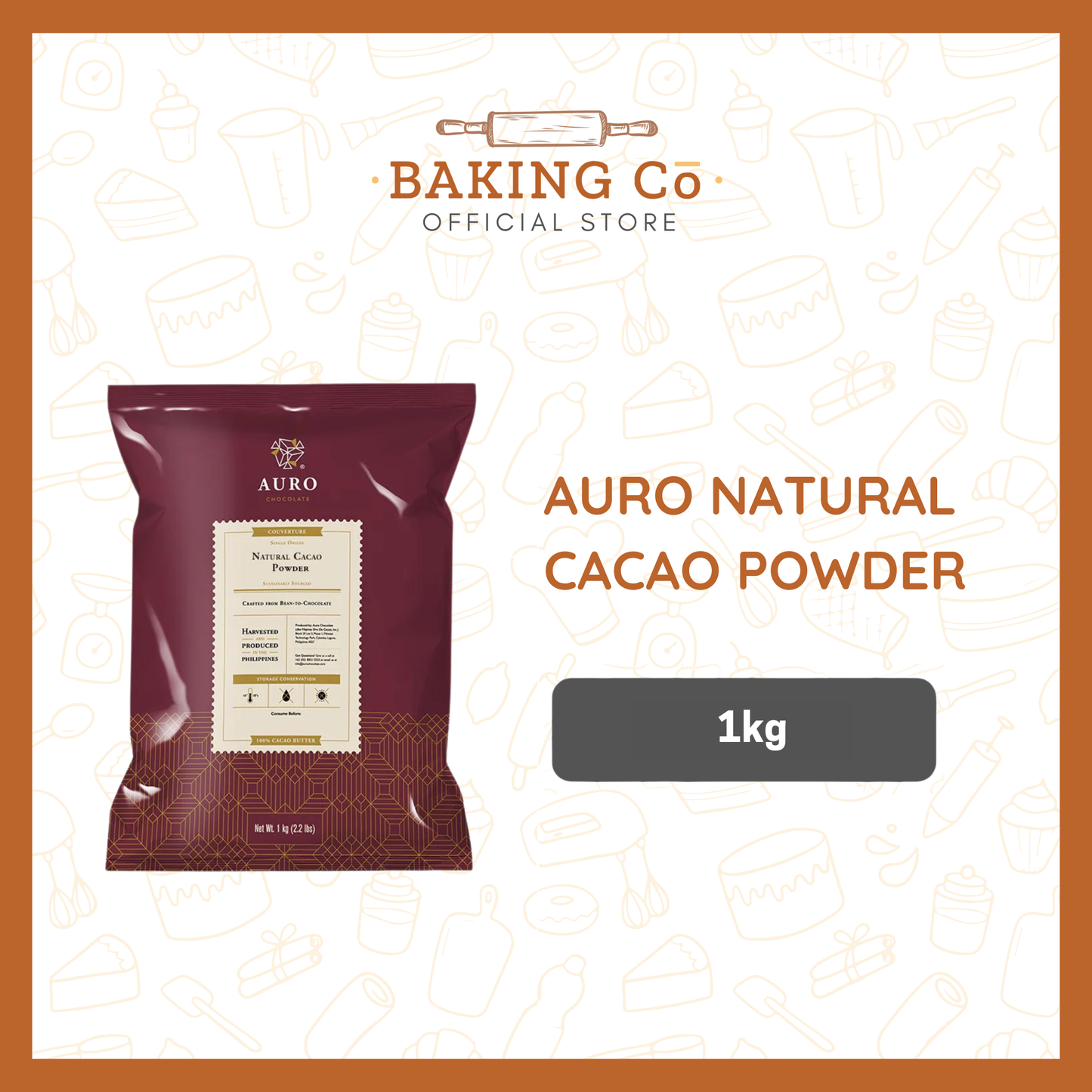 Auro Natural Cacao Powder