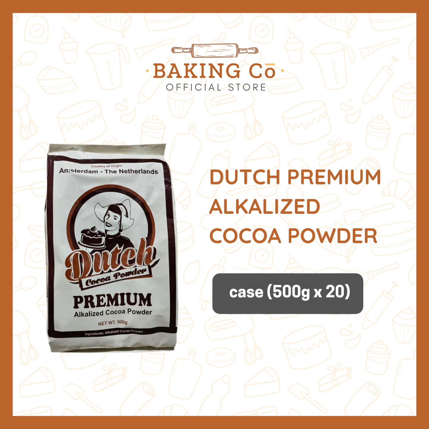 Dutch Premium Alkalized Cocoa Powder