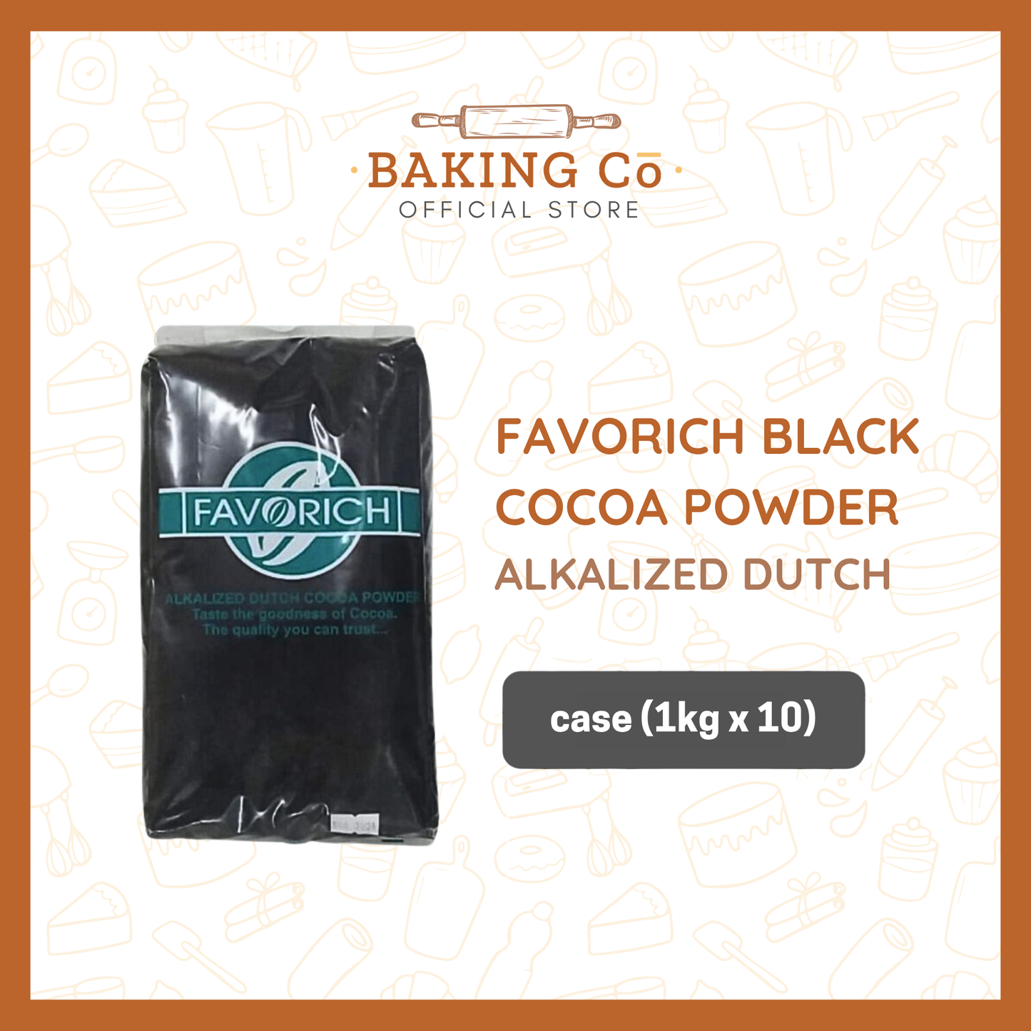 Favorich Black Cocoa Powder