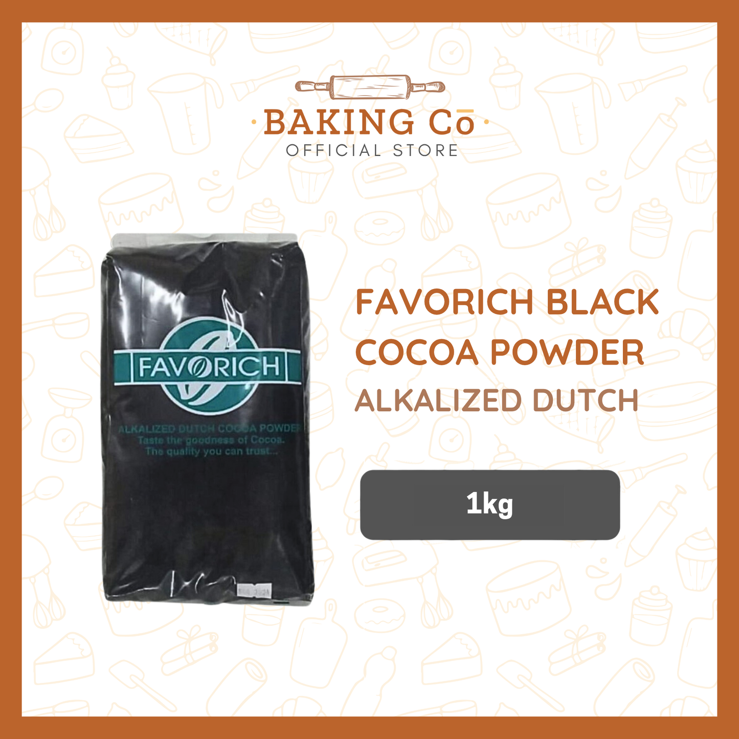 Favorich Black Cocoa Powder