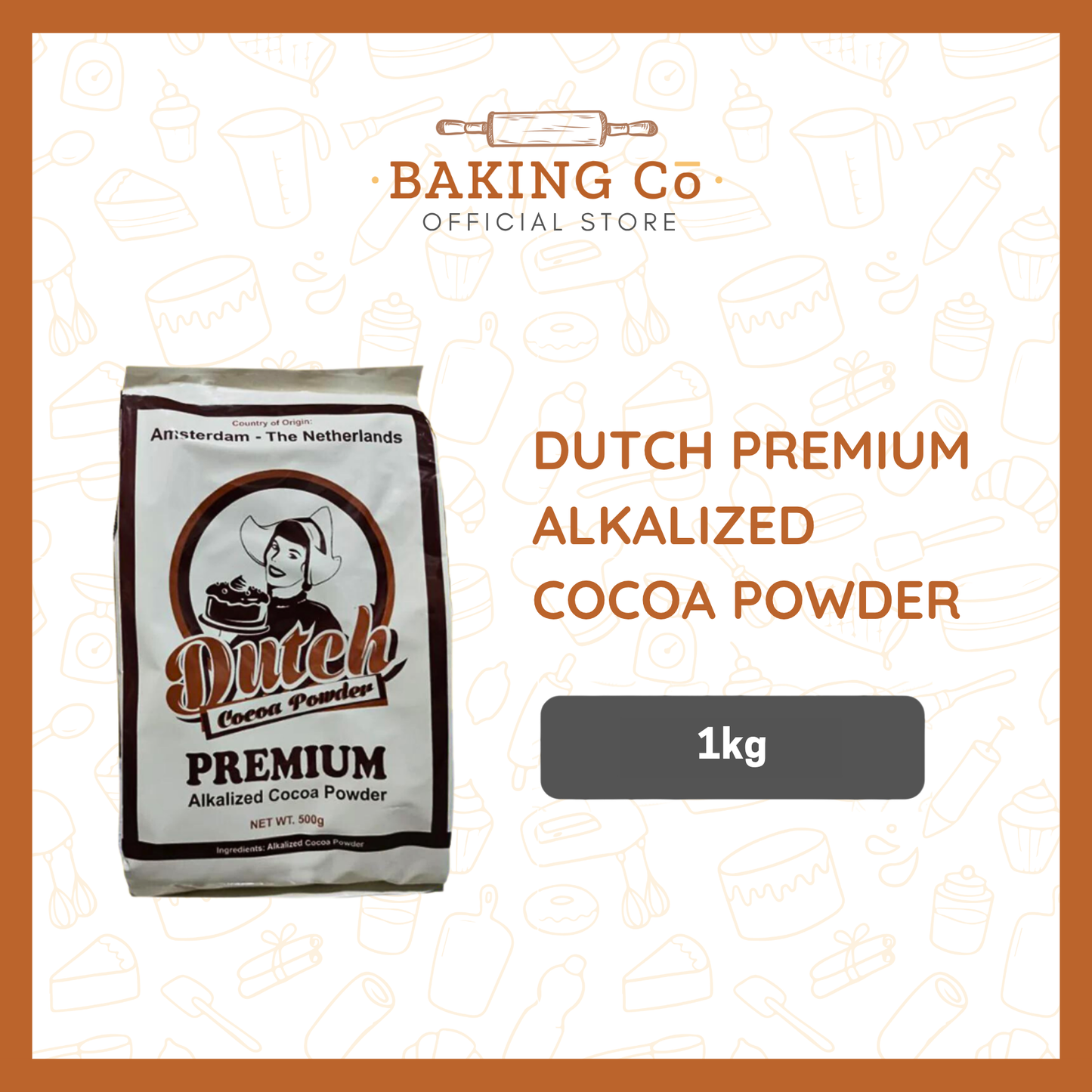 Dutch Premium Alkalized Cocoa Powder