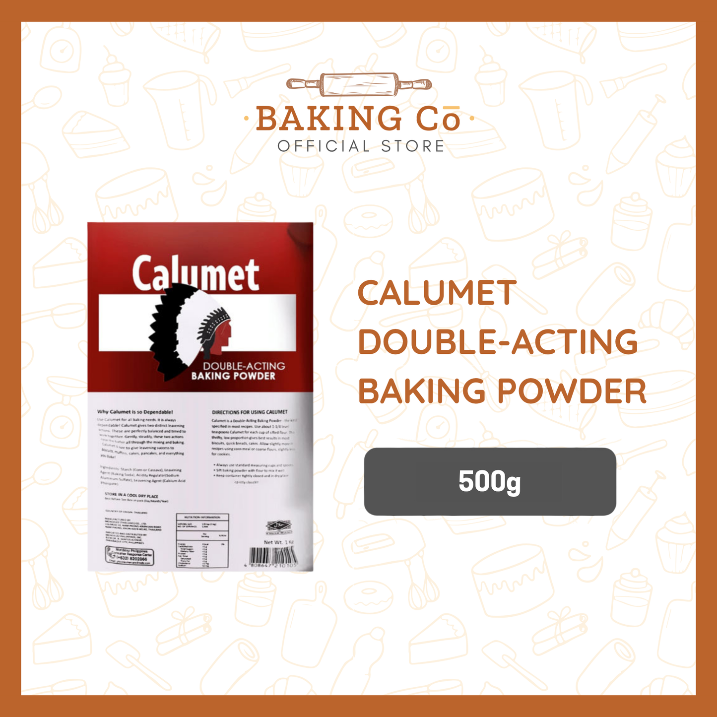 Calumet Double-Acting Baking Powder