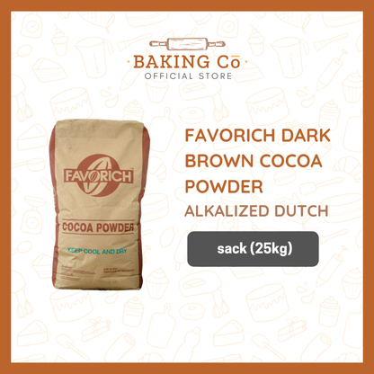Favorich Dark Brown Cocoa Powder