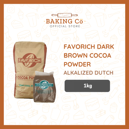 Favorich Dark Brown Cocoa Powder