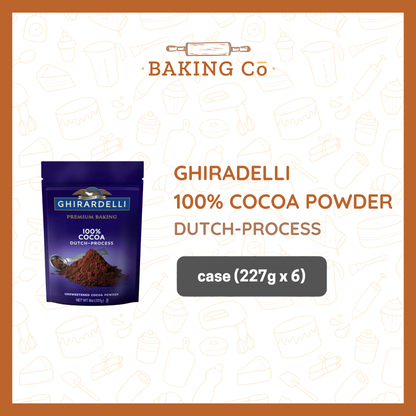 Ghirardelli Premium Baking 100% Dutch-Process Unsweetened Cocoa Powder