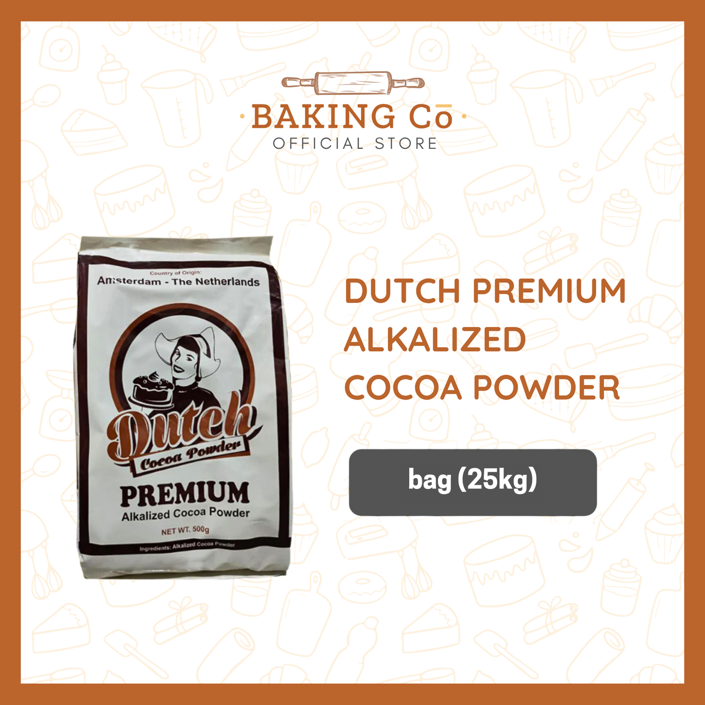 Dutch Premium Alkalized Cocoa Powder