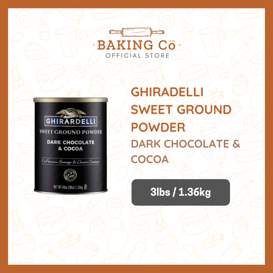 Ghirardelli Sweet Ground Powder Dark Chocolate & Cocoa