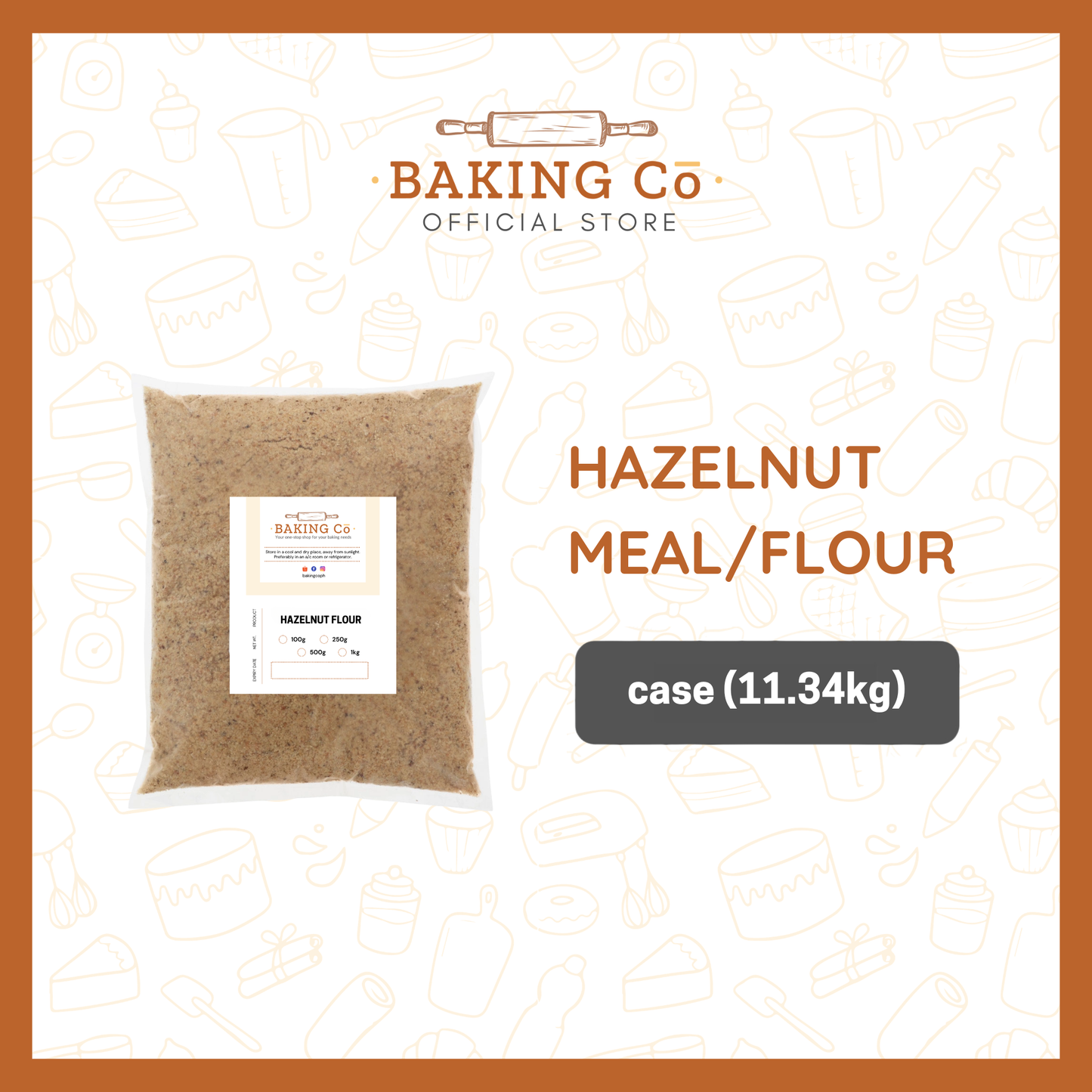 Baking Cō Hazelnut Meal/Flour
