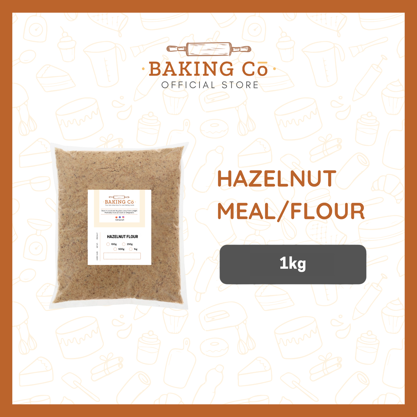 Baking Cō Hazelnut Meal/Flour