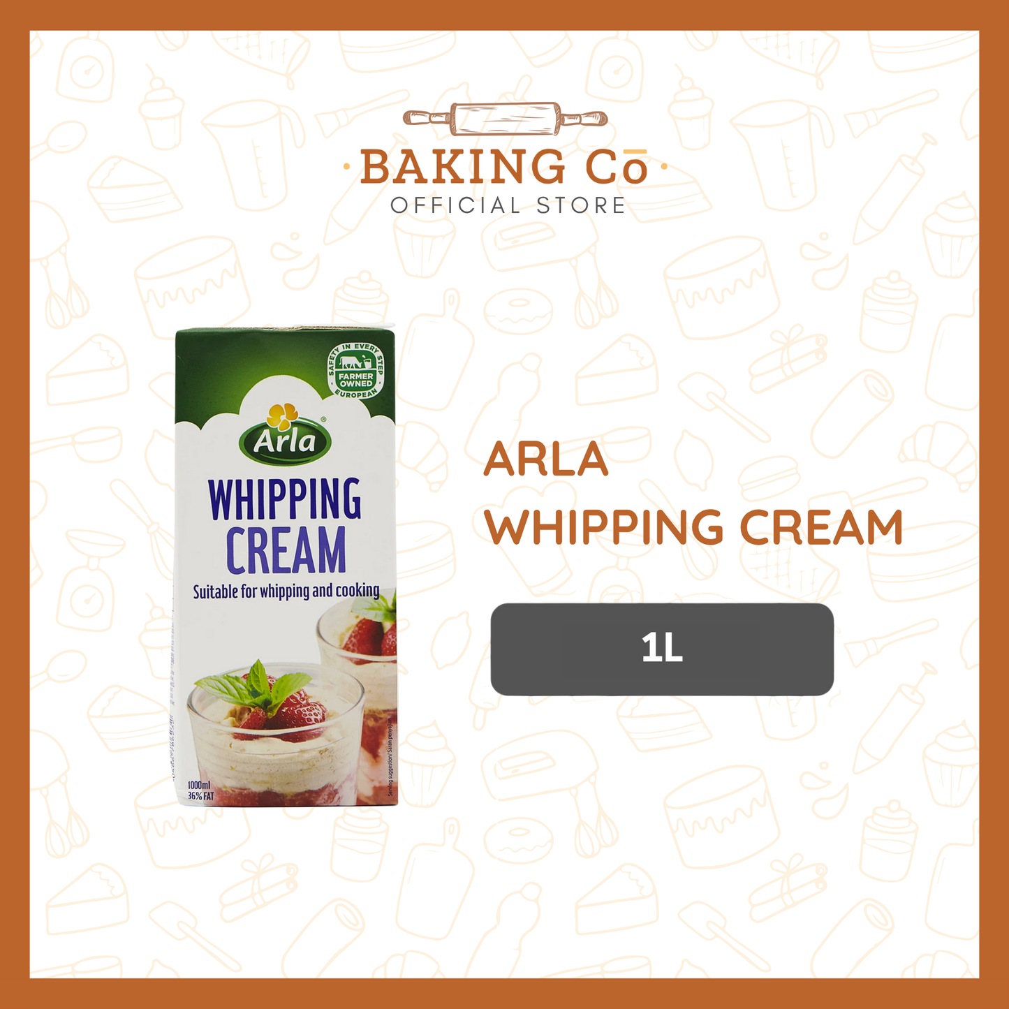 Arla Whipping Cream