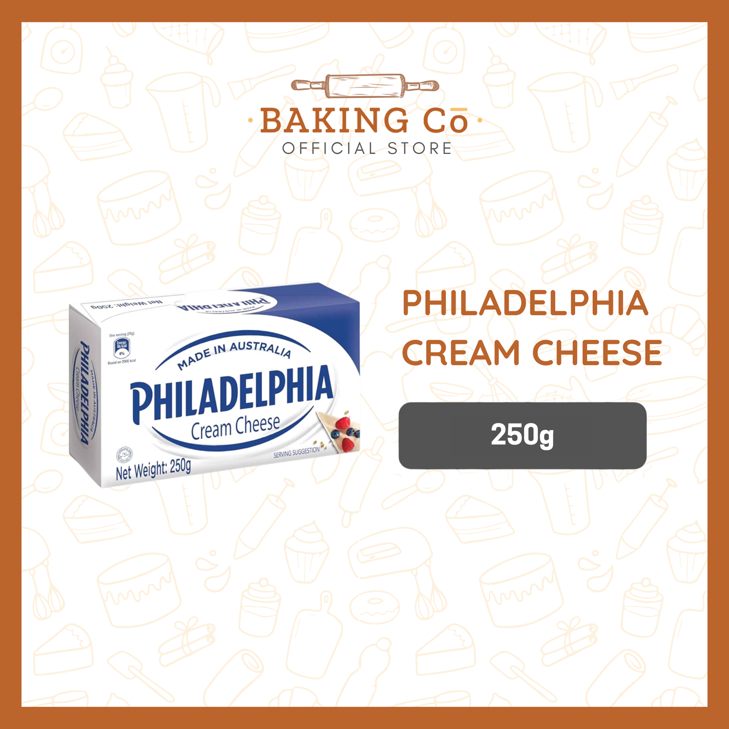 Philadelphia Cream Cheese 250g
