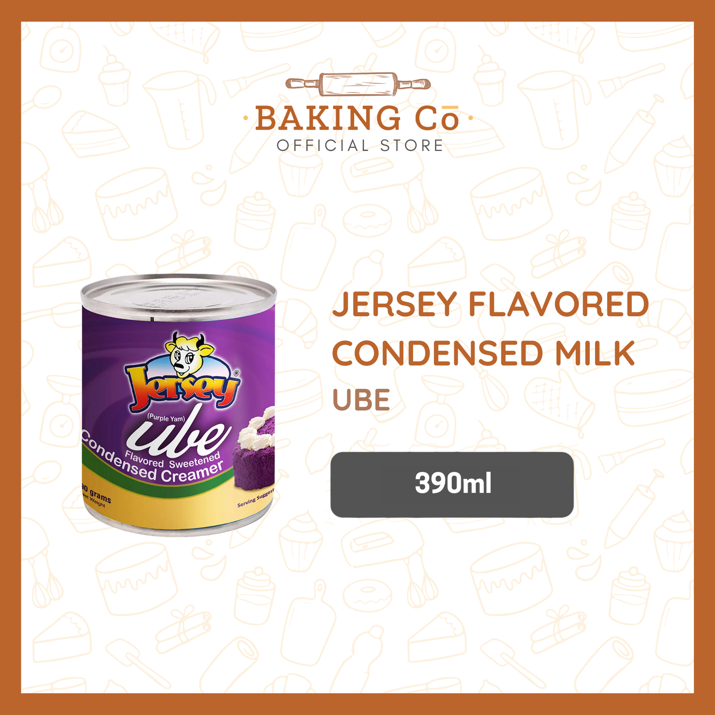 Jersey Flavored Condensed Milk Ube