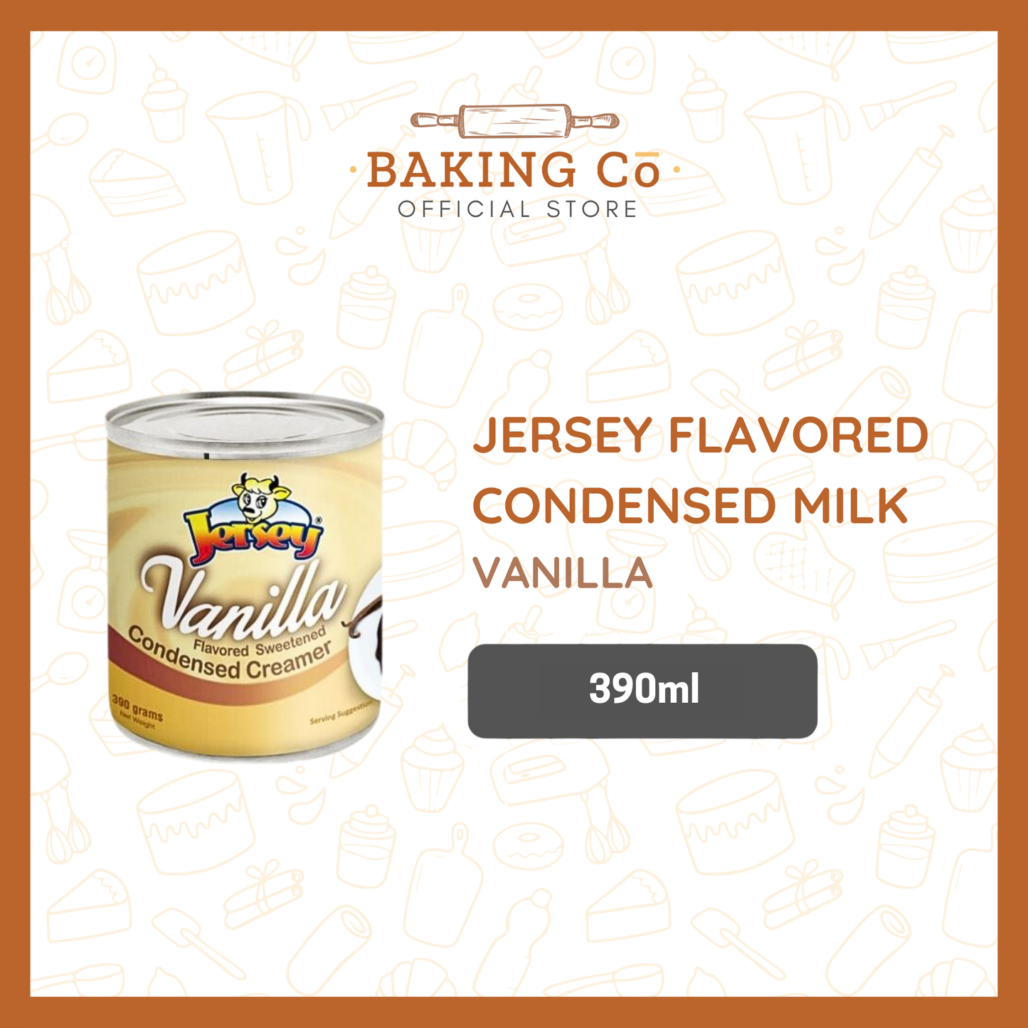 Jersey Flavored Condensed Milk Vanilla
