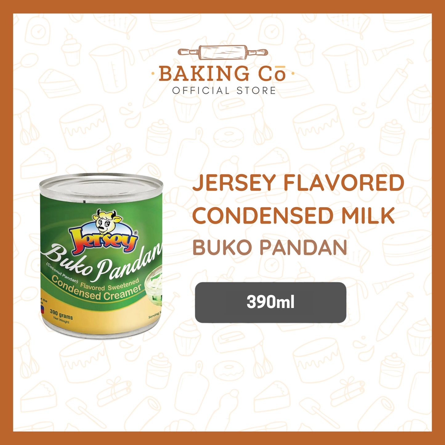 Jersey Flavored Condensed Milk Buco Pandan