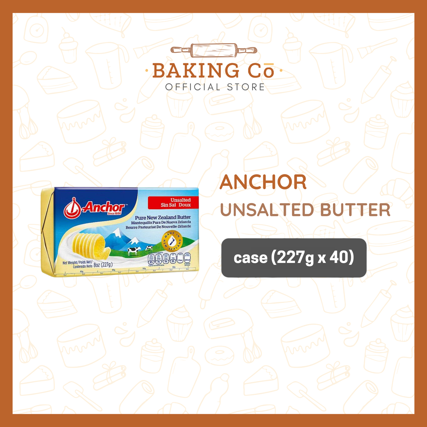 Anchor Unsalted Butter