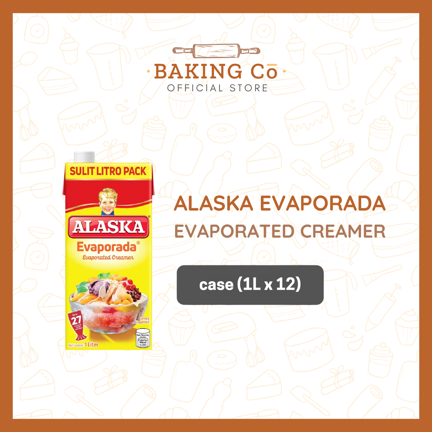 Alaska Evaporada Evaporated Creamer