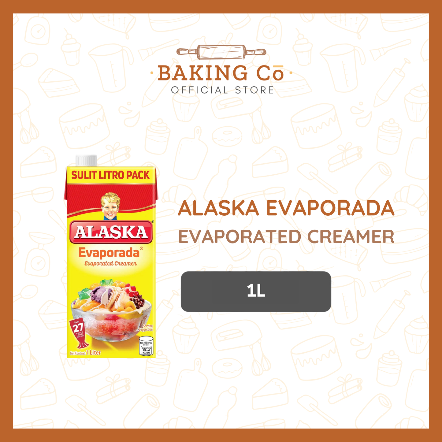 Alaska Evaporada Evaporated Creamer