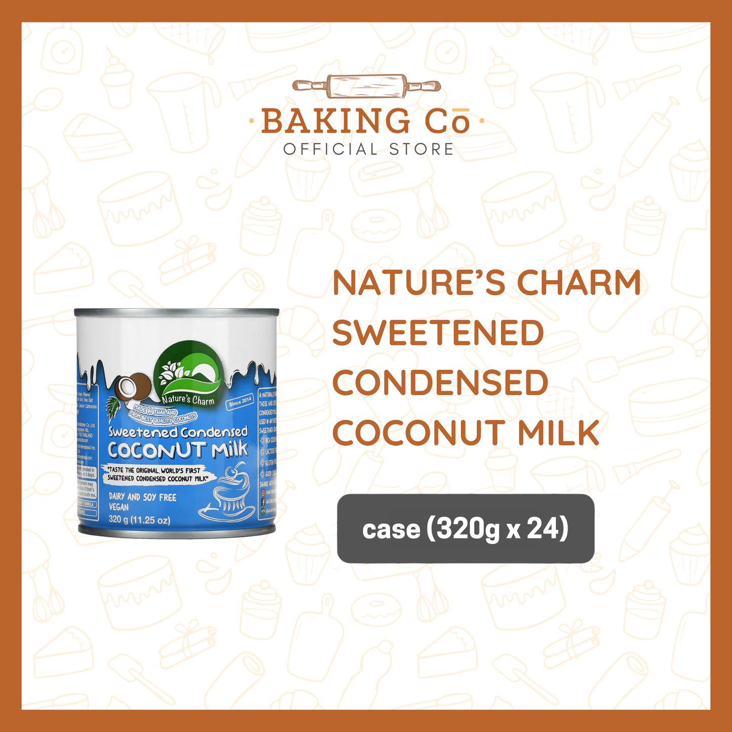 Nature's Charm Sweetened Condensed Coconut Milk