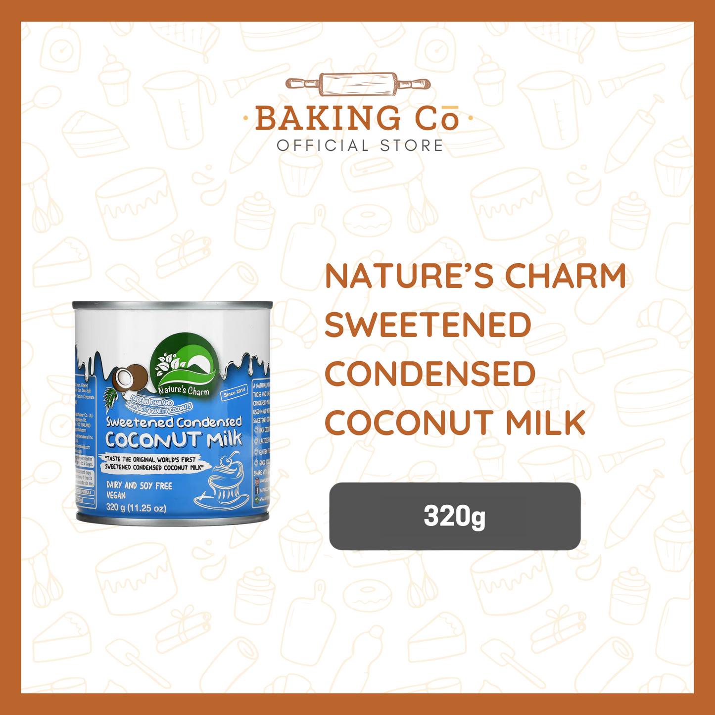 Nature's Charm Sweetened Condensed Coconut Milk