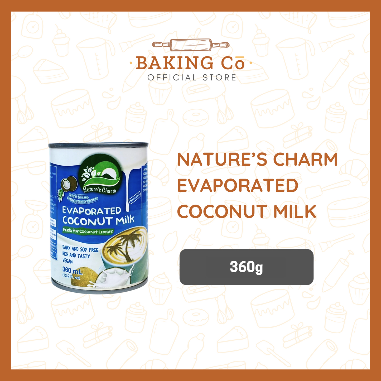 Nature's Charm Evaporated Coconut Milk