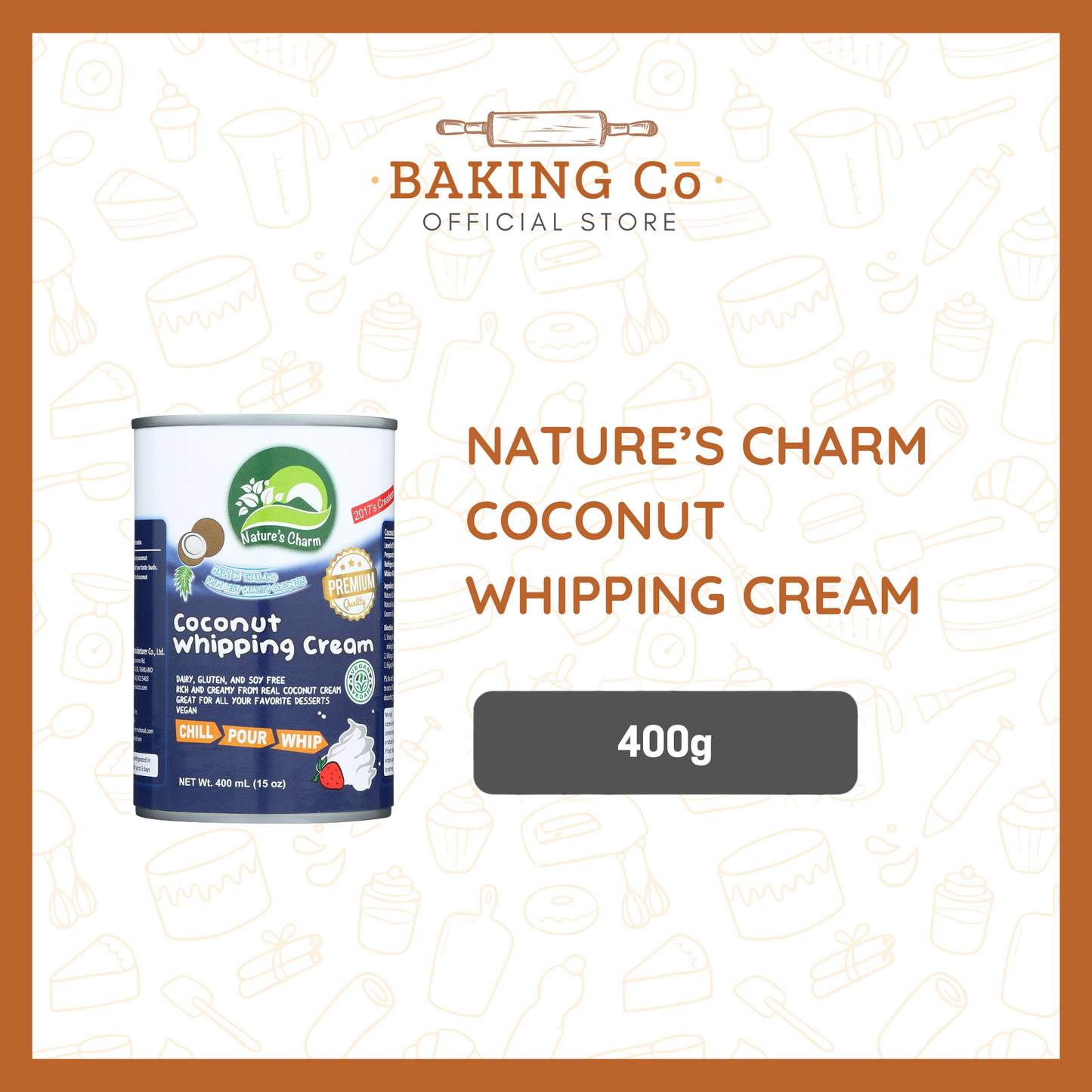 Nature's Charm Coconut Whipping Cream